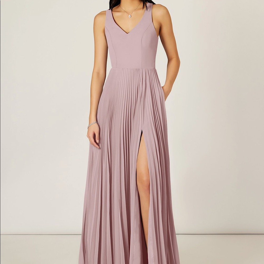 Azazie Dress Vintage Mauve A8